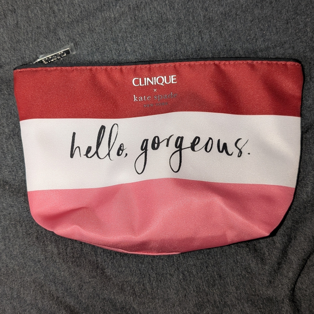 Red and Pink Cosmetic Bag